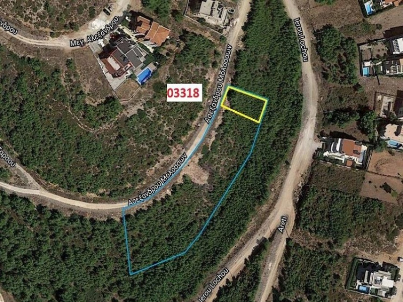 Vertical ownership of plot, Pikermi